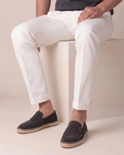 Coffee Suède Riviera Espadrille