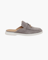Light Grey Suède Mediterranean Mule