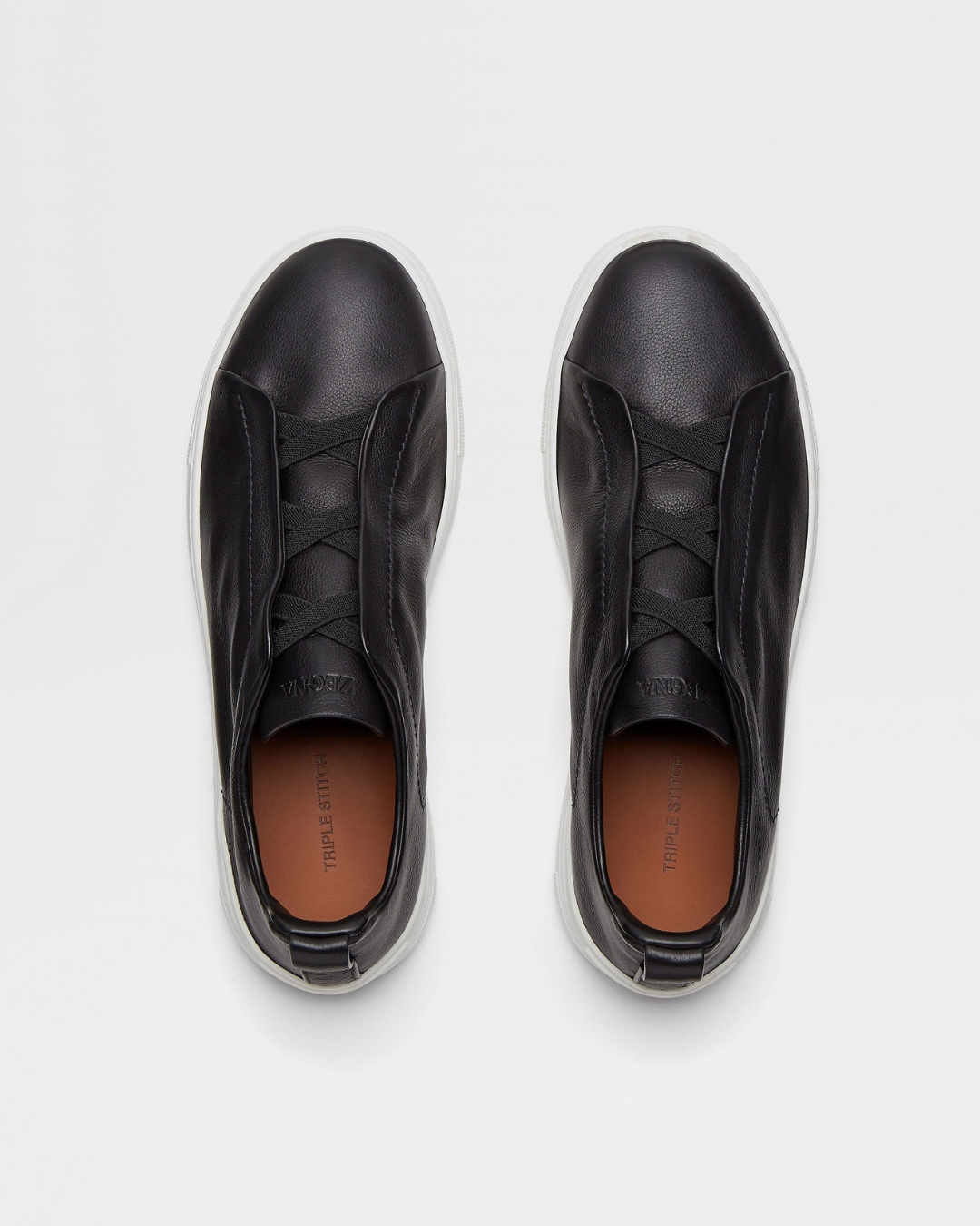 Sneakers Trible — Black / White Sole
