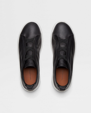 Sneakers Trible — Black / White Sole