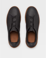 Sneakers Trible — Black / Gum Sole