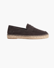 Coffee Suède Riviera Espadrille