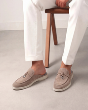 Beige Suède Mediterranean Mule