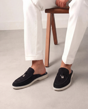 Black Suède Mediterranean Mule