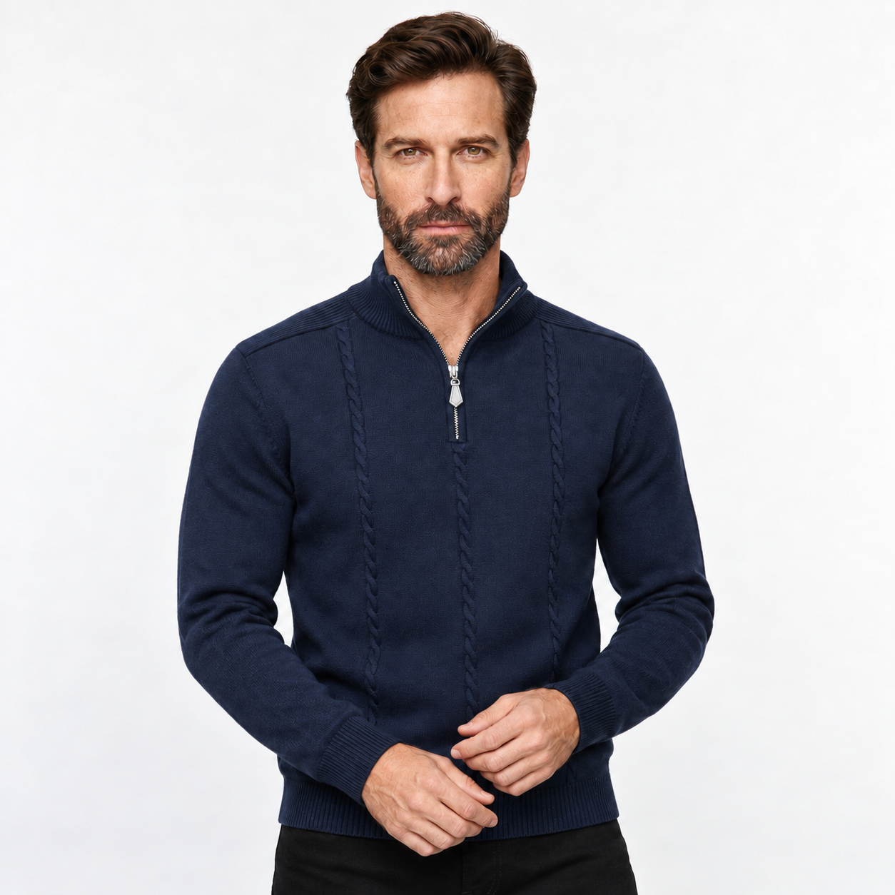 The Burlington Quarter-Zip Knit