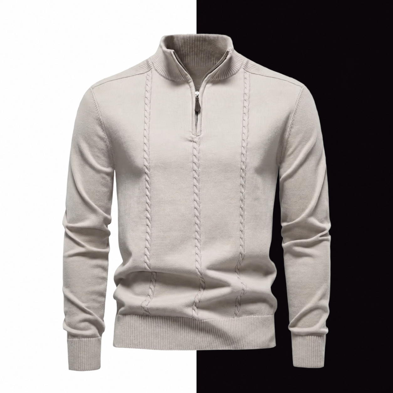 The Burlington Quarter-Zip Knit
