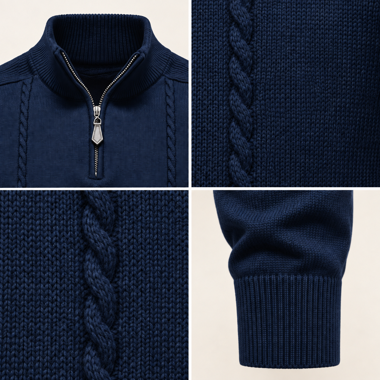 The Burlington Quarter-Zip Knit