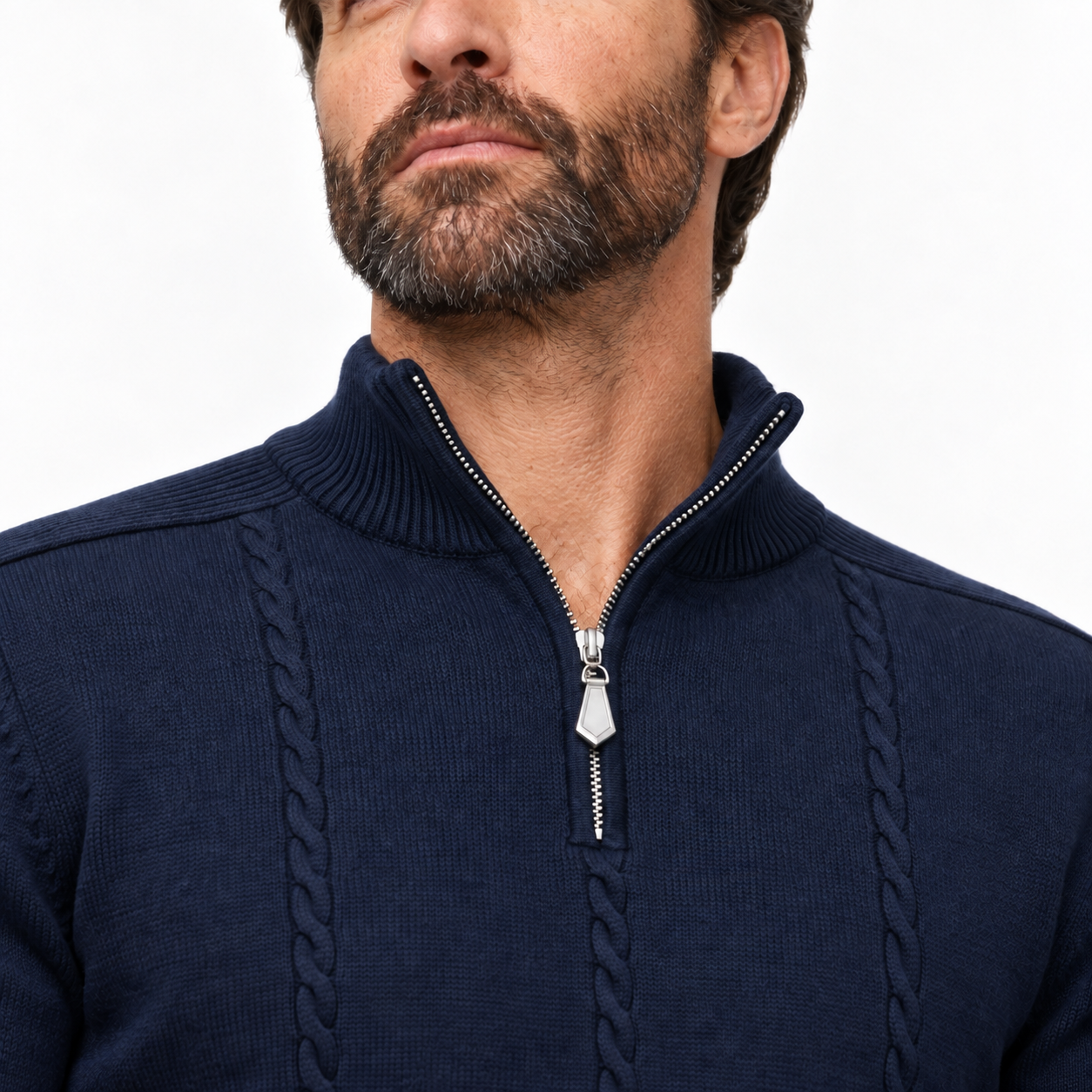The Burlington Quarter-Zip Knit