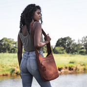 Leather Tote Bag Havana