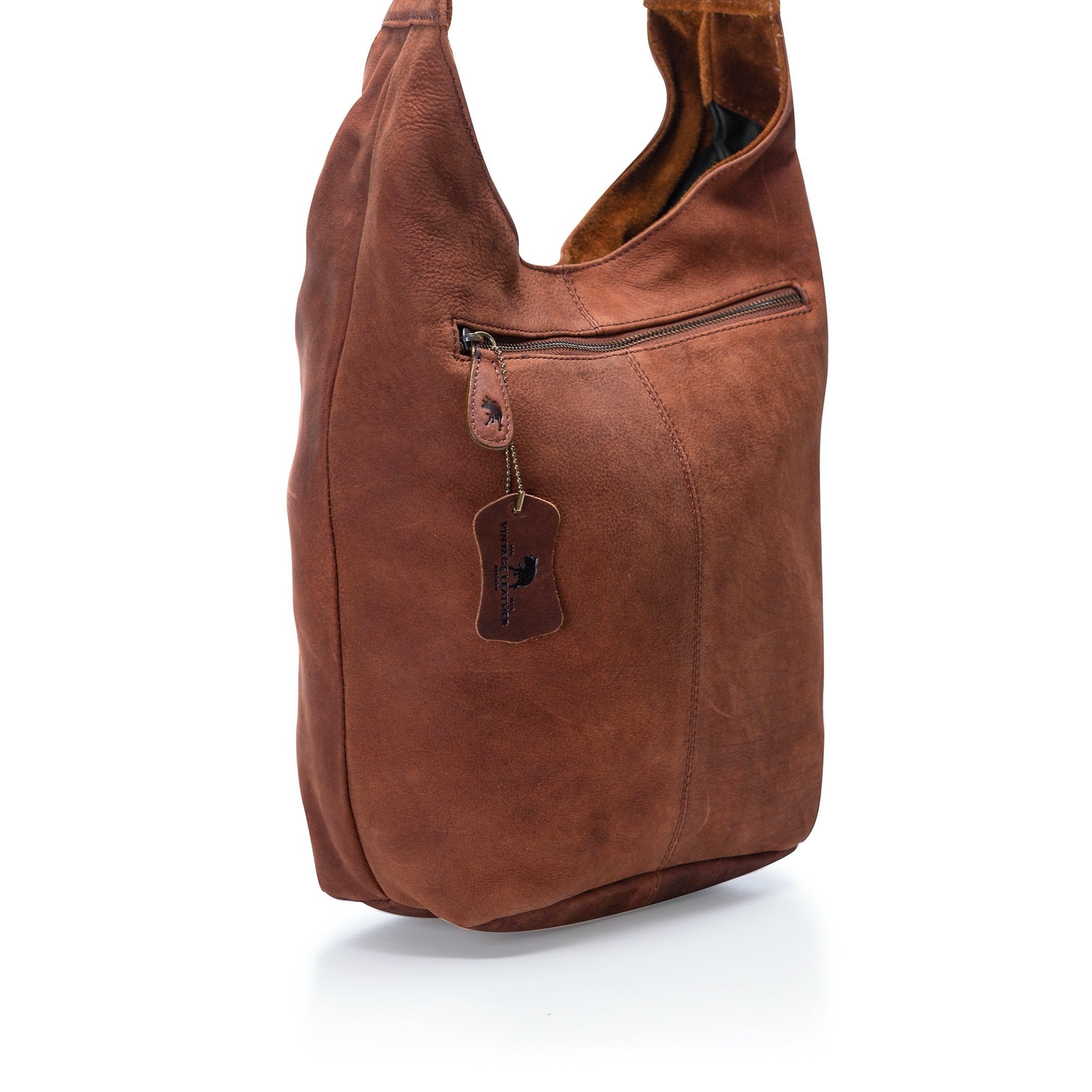 Leather Tote Bag Havana