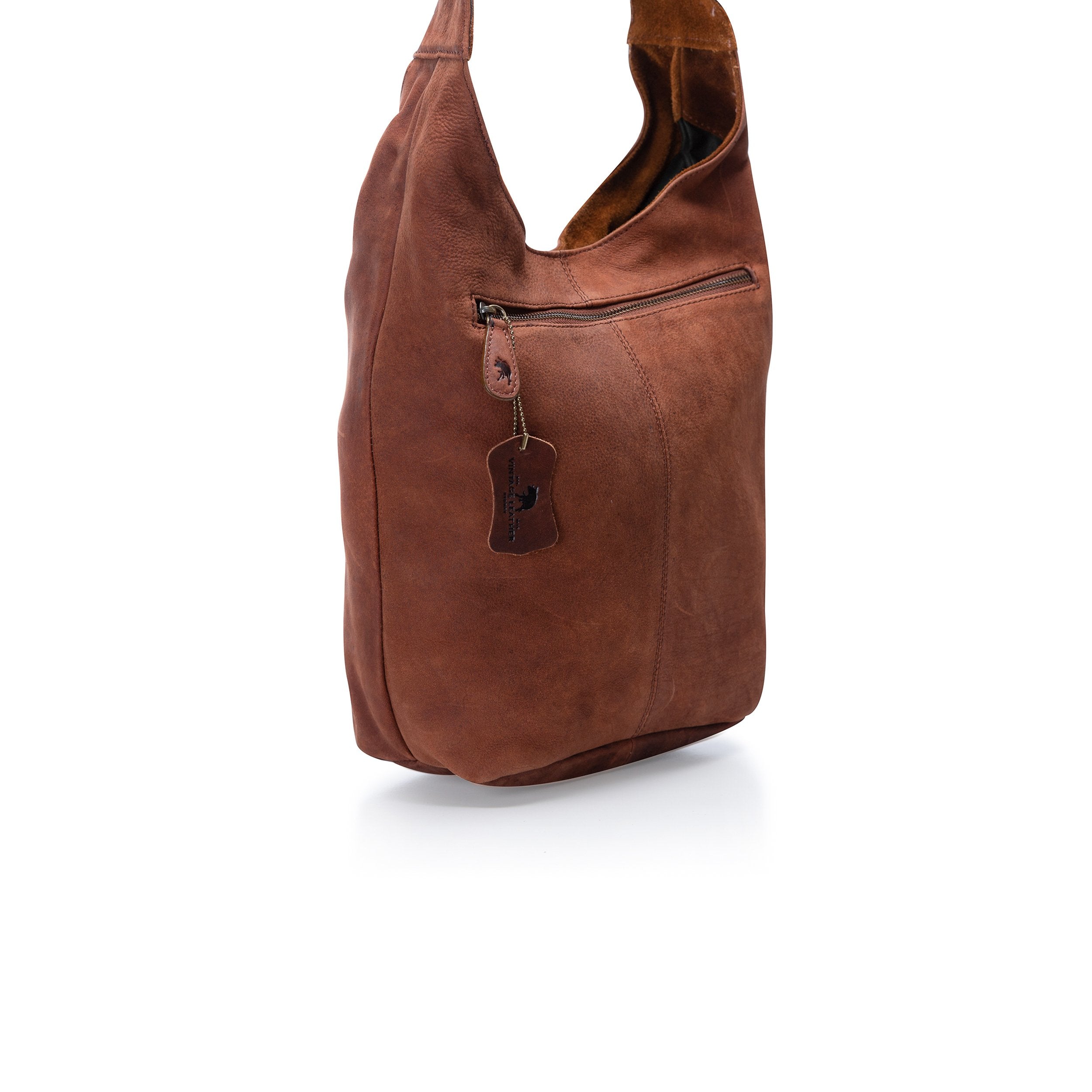 Leather Tote Bag Havana