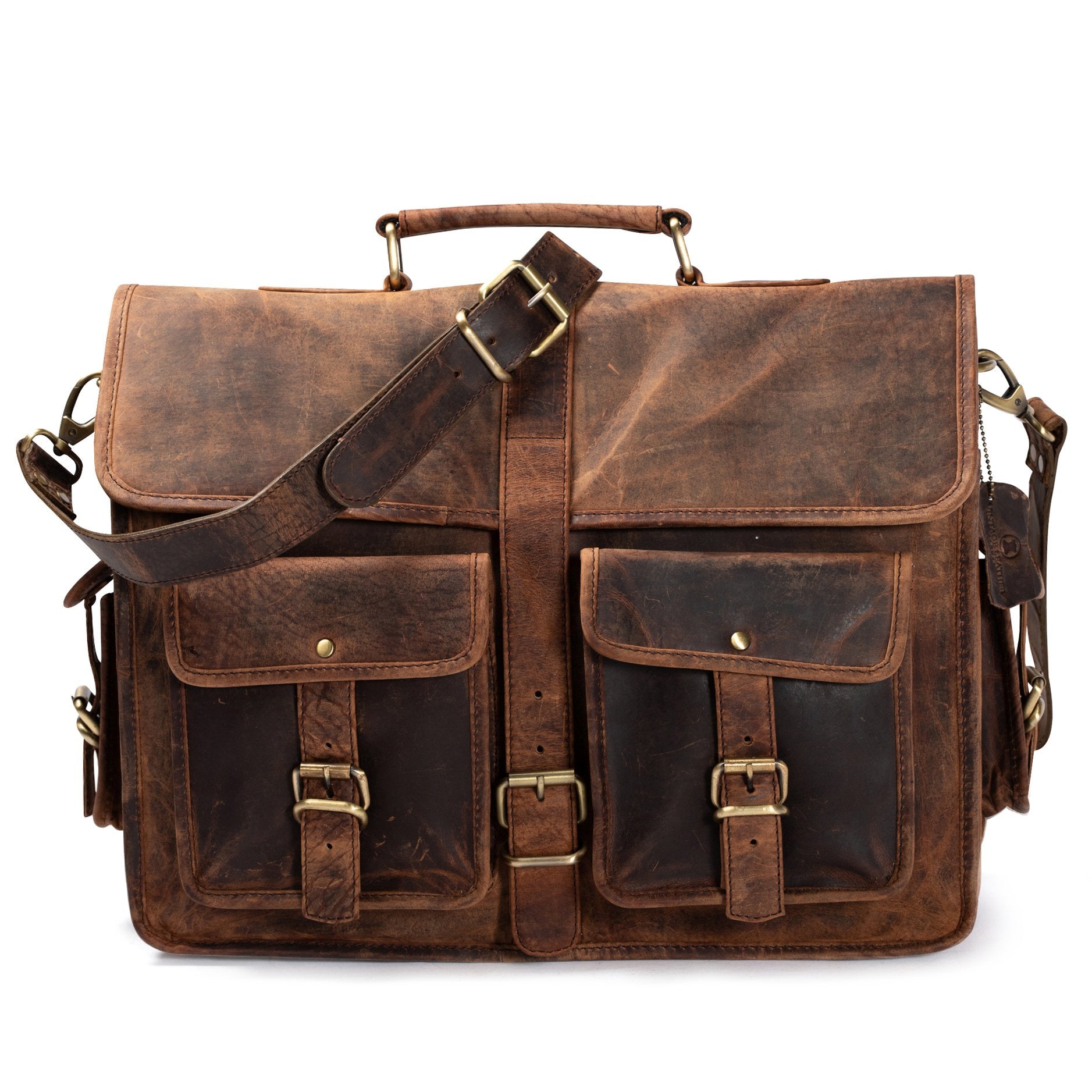 Leather Messenger Bag - Perth