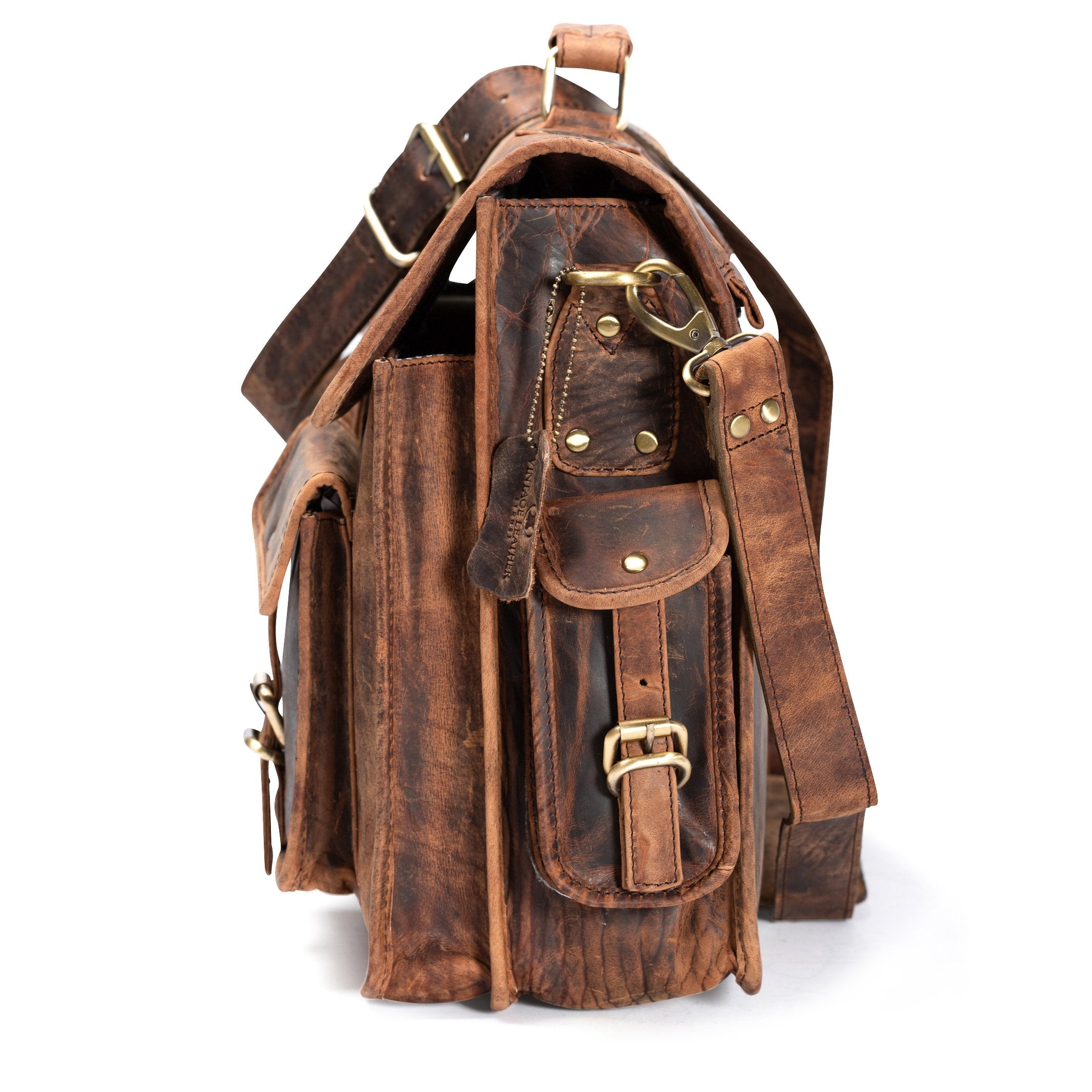 Leather Messenger Bag - Perth