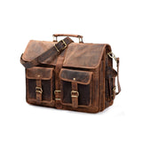Leather Messenger Bag - Perth