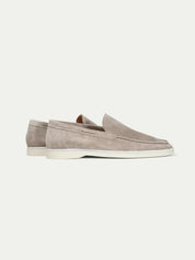 Classic Suède Loafer Light Grey