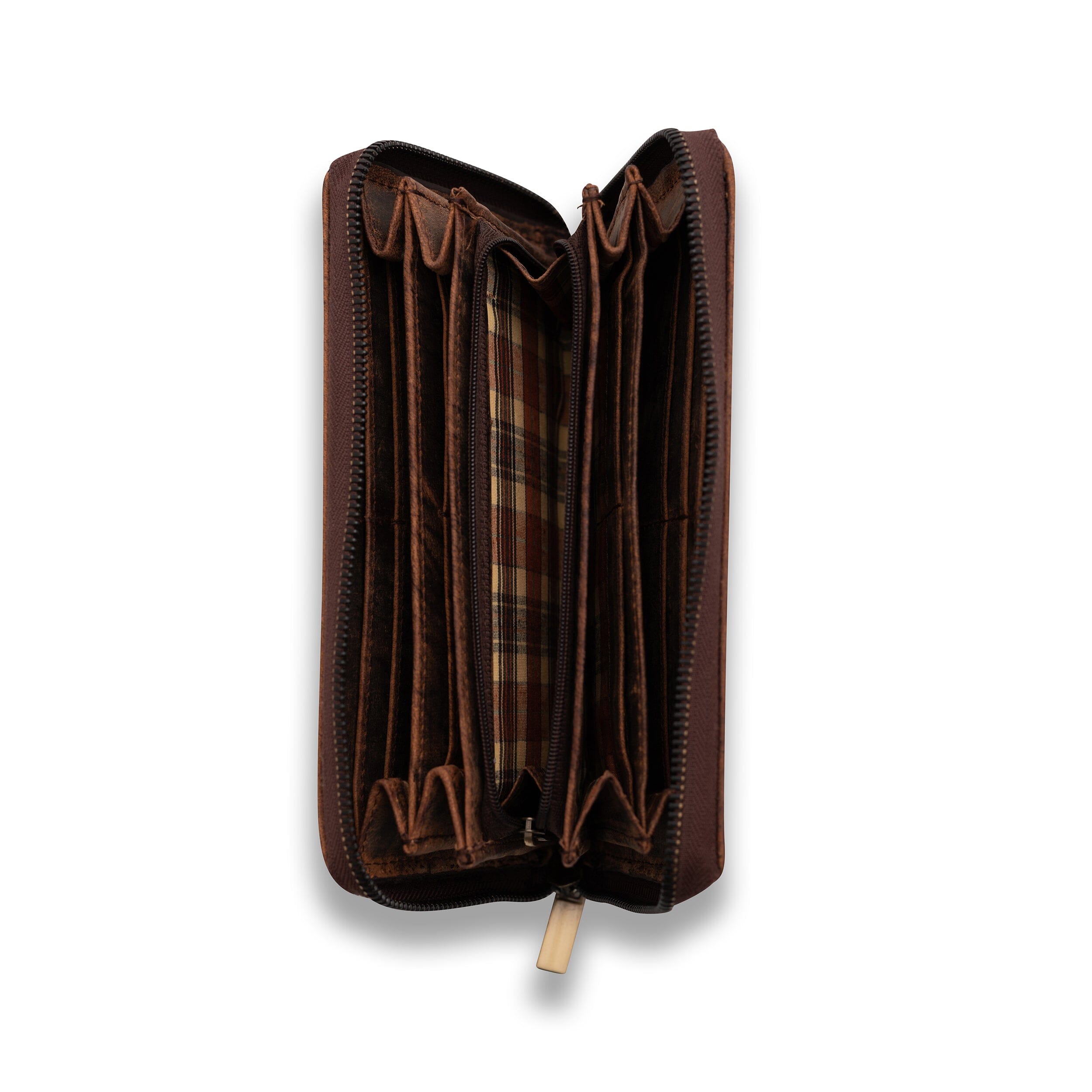 Womens Leather Zip Around Wallet Candice 