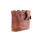 Leather Work Tote Bag Parsley