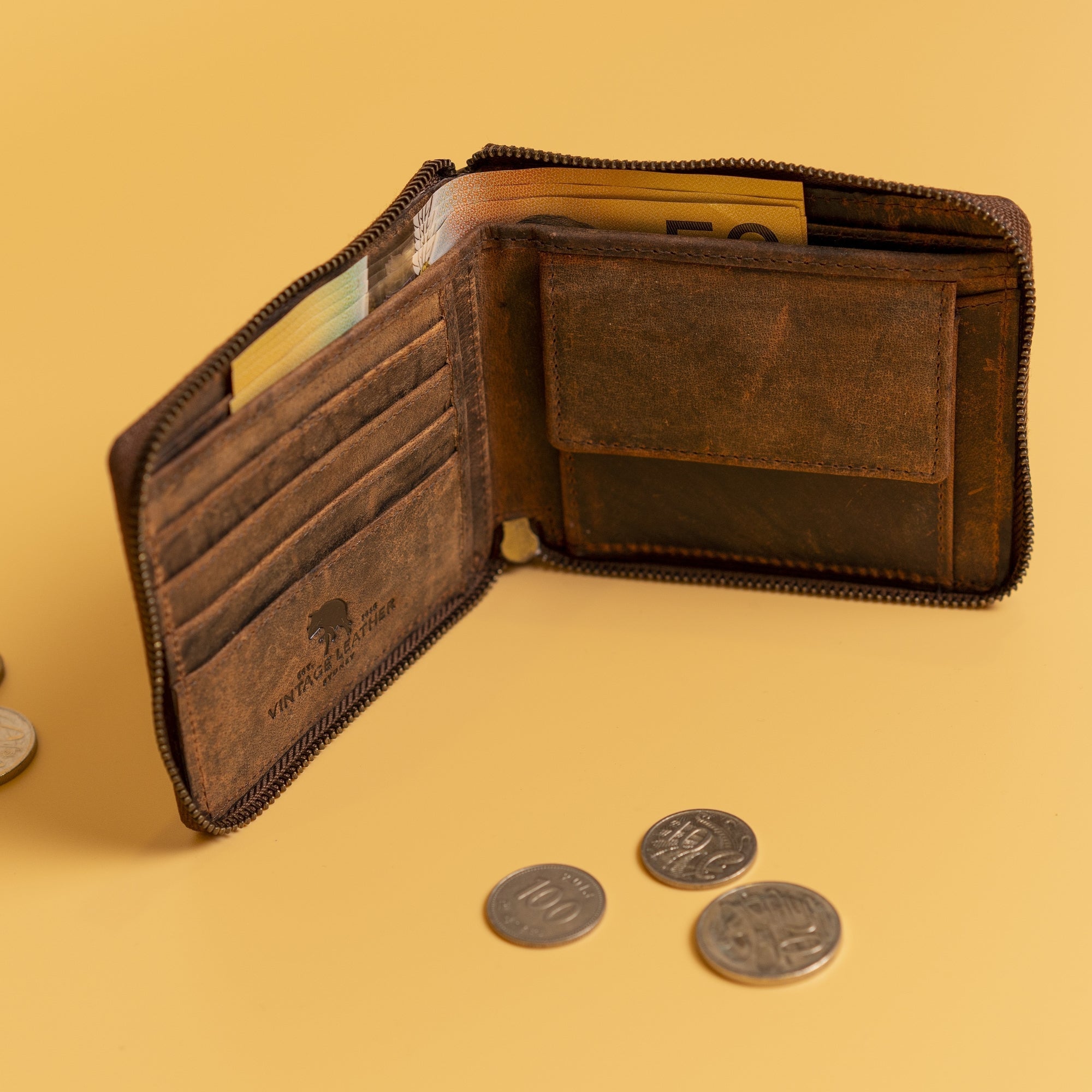 Mens Zipper Wallet Urban