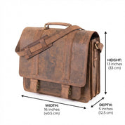 Scout Leather Briefcase