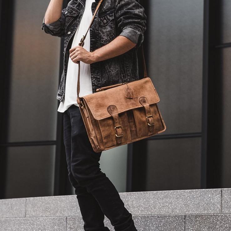 Leather Messenger Bag Melbourne