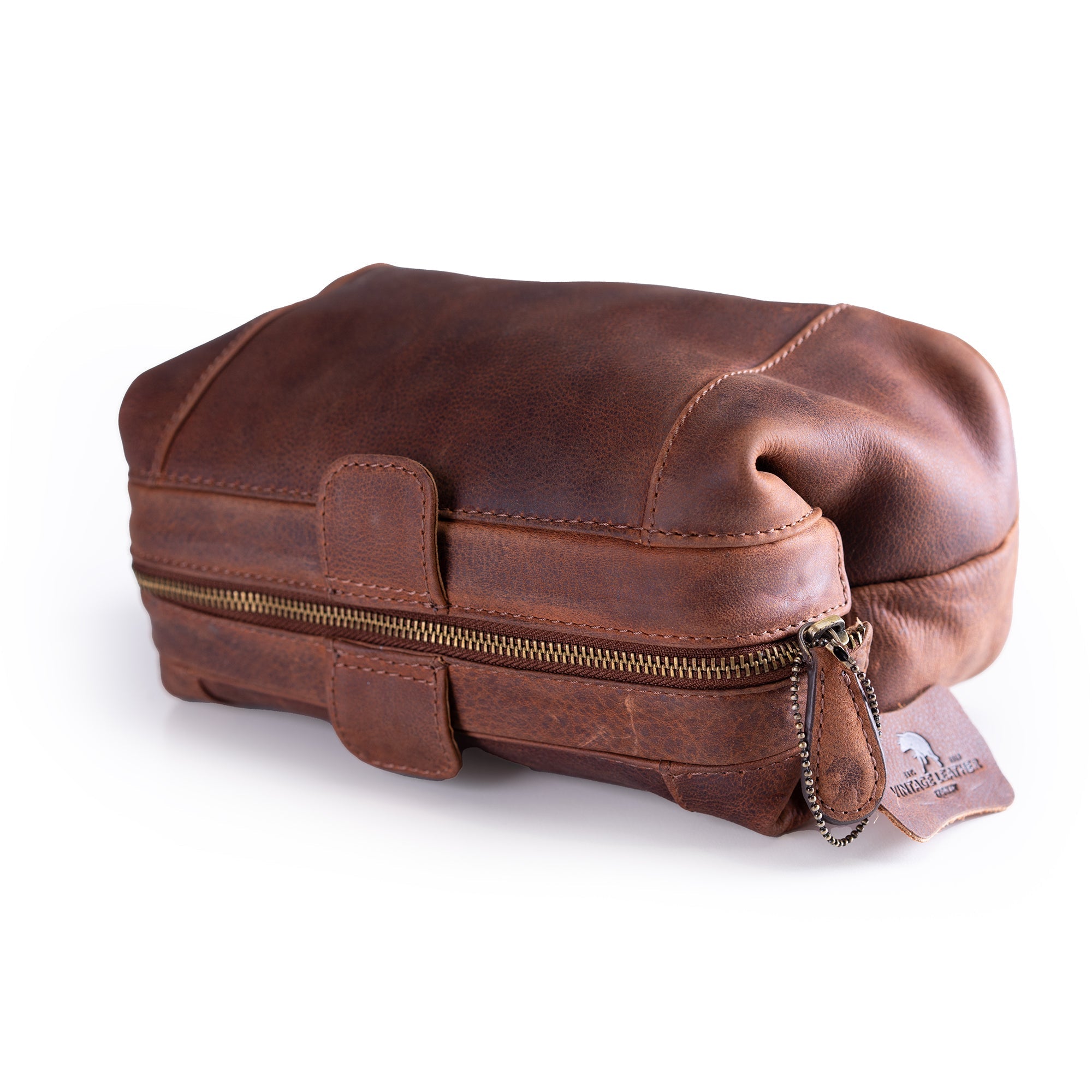 Leather Travel Toiletry Bag Manchester