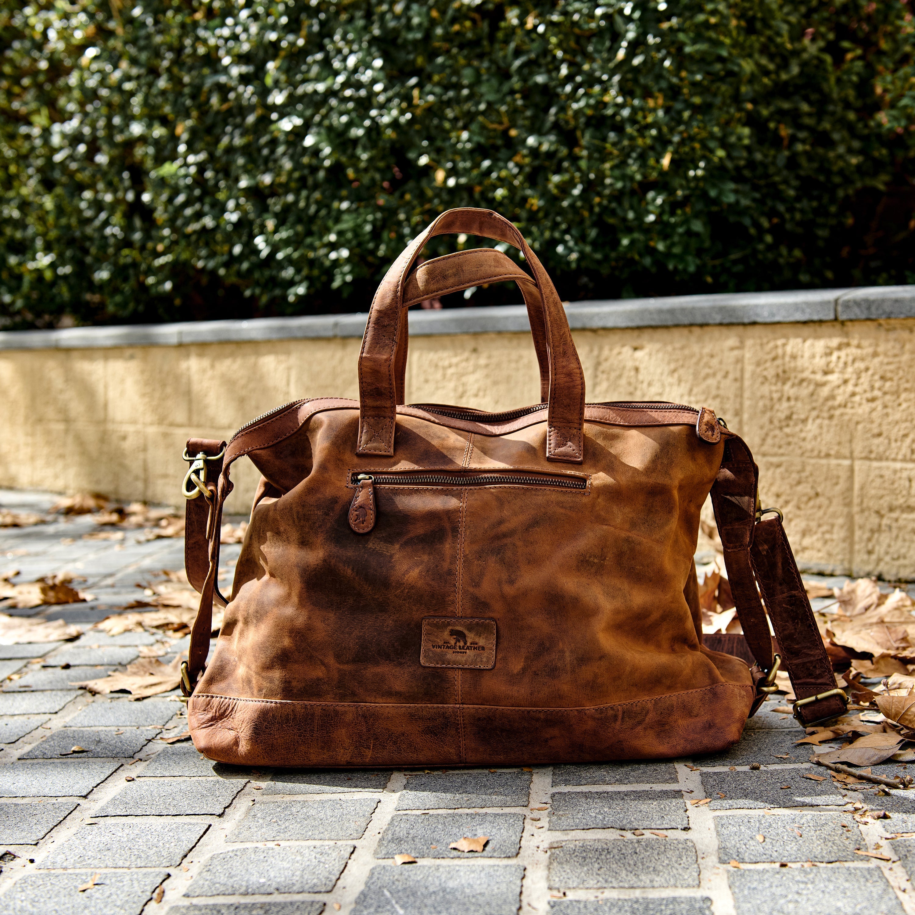Leather Duffle Bag Tokyo