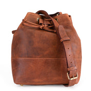 Rosa Leather Bucket Bag