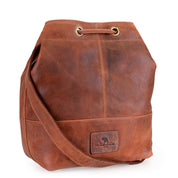 Rosa Leather Bucket Bag