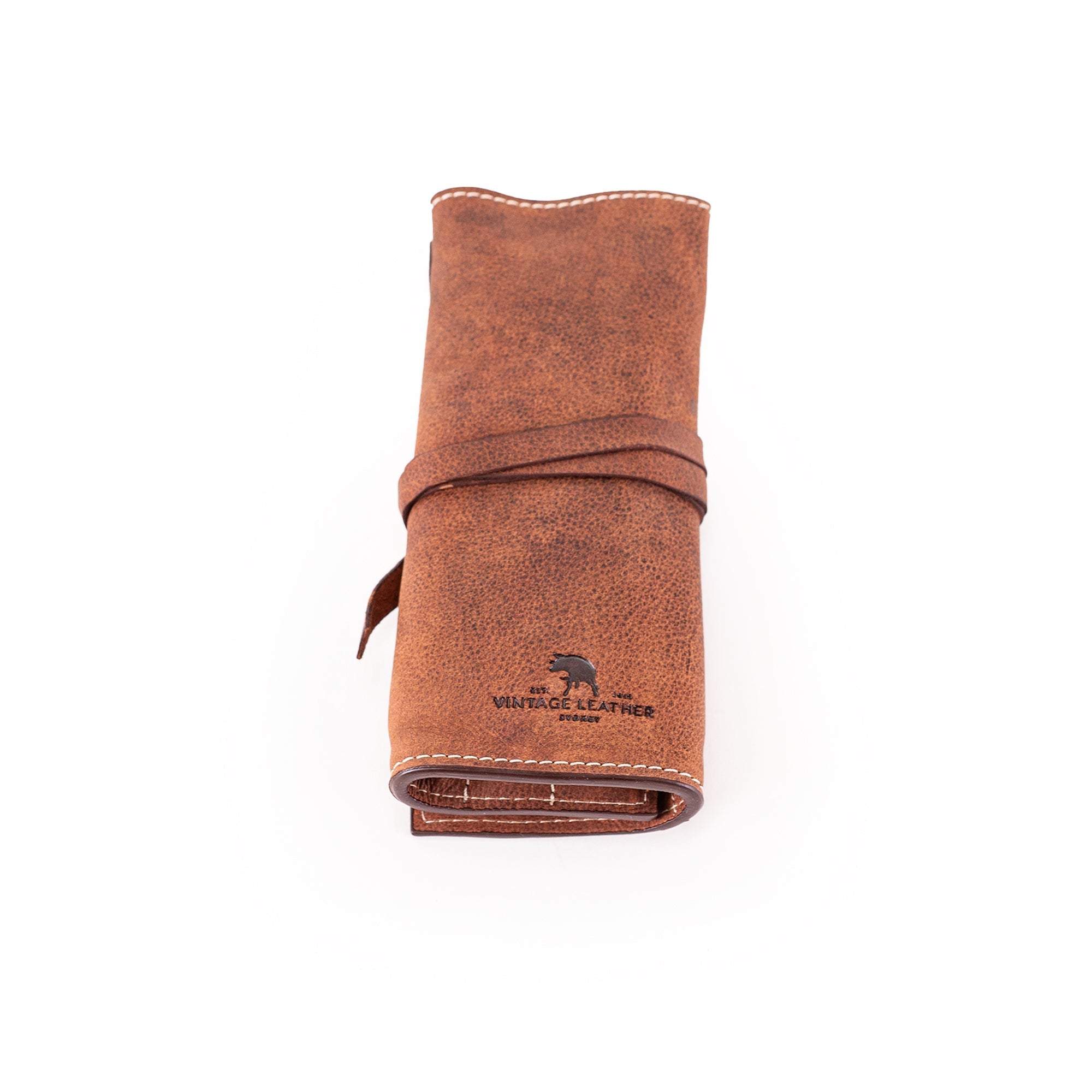 Leather Artist Roll Zip