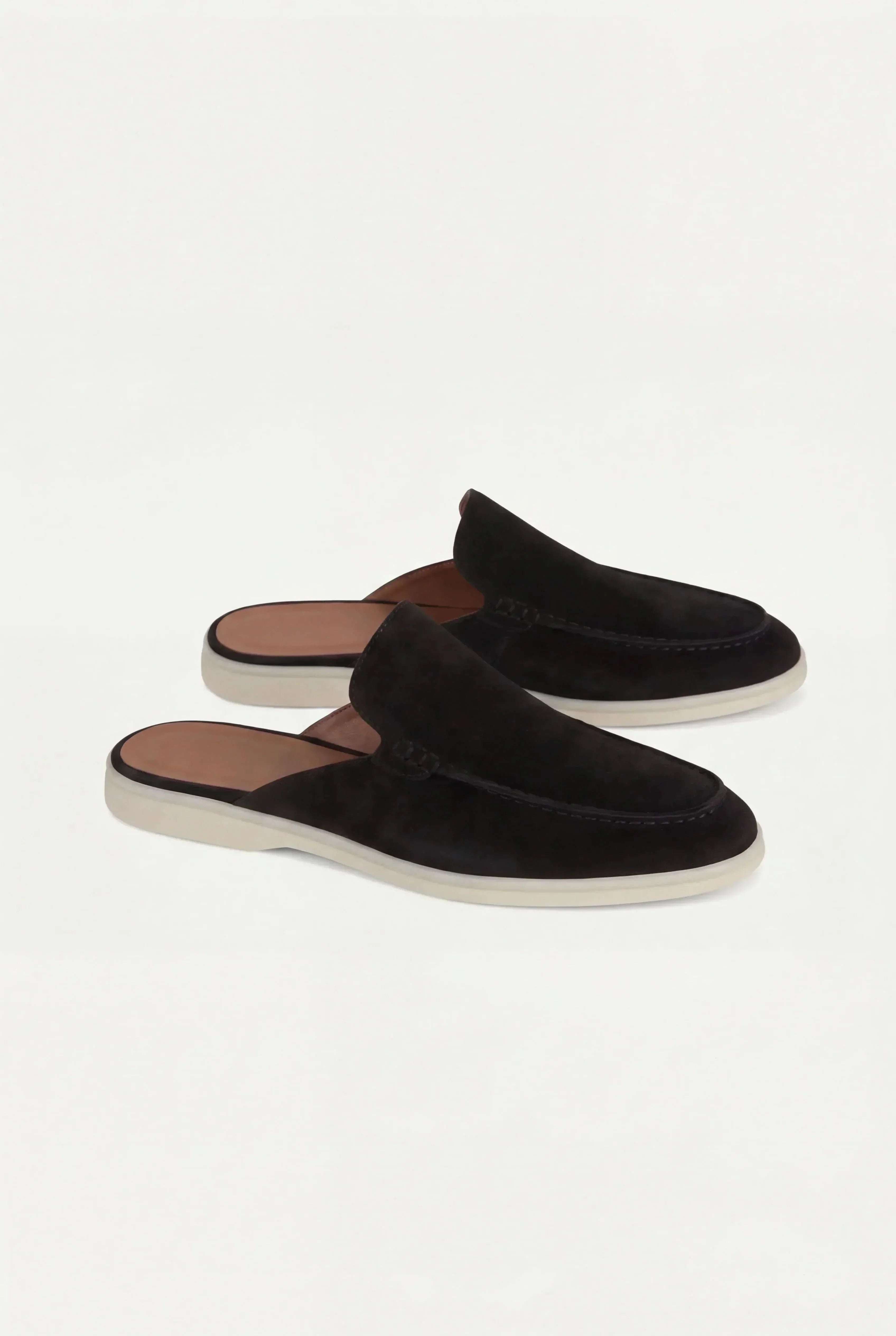 Black Suède Yacht Mule