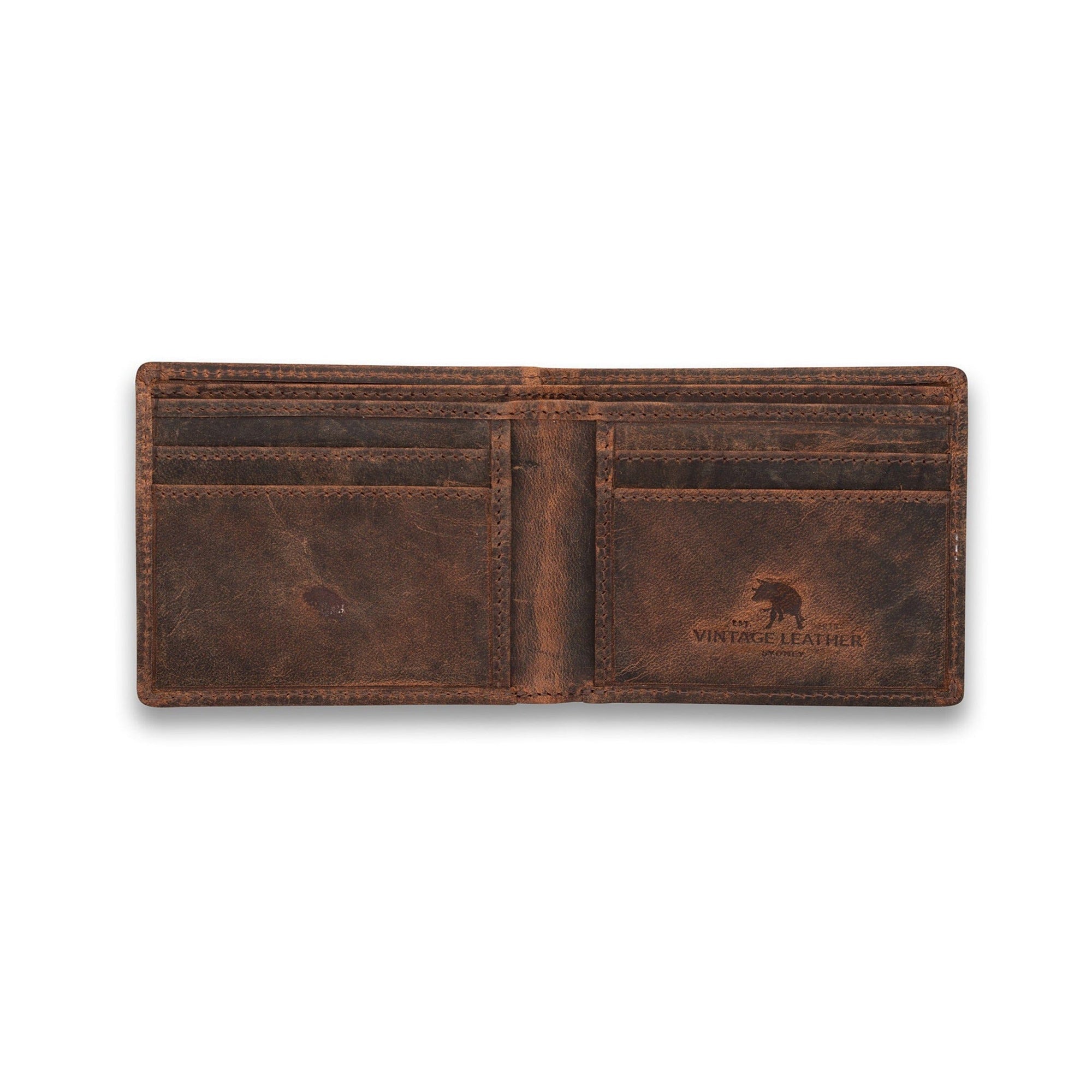 Mens Leather Bifold Wallet Hugo