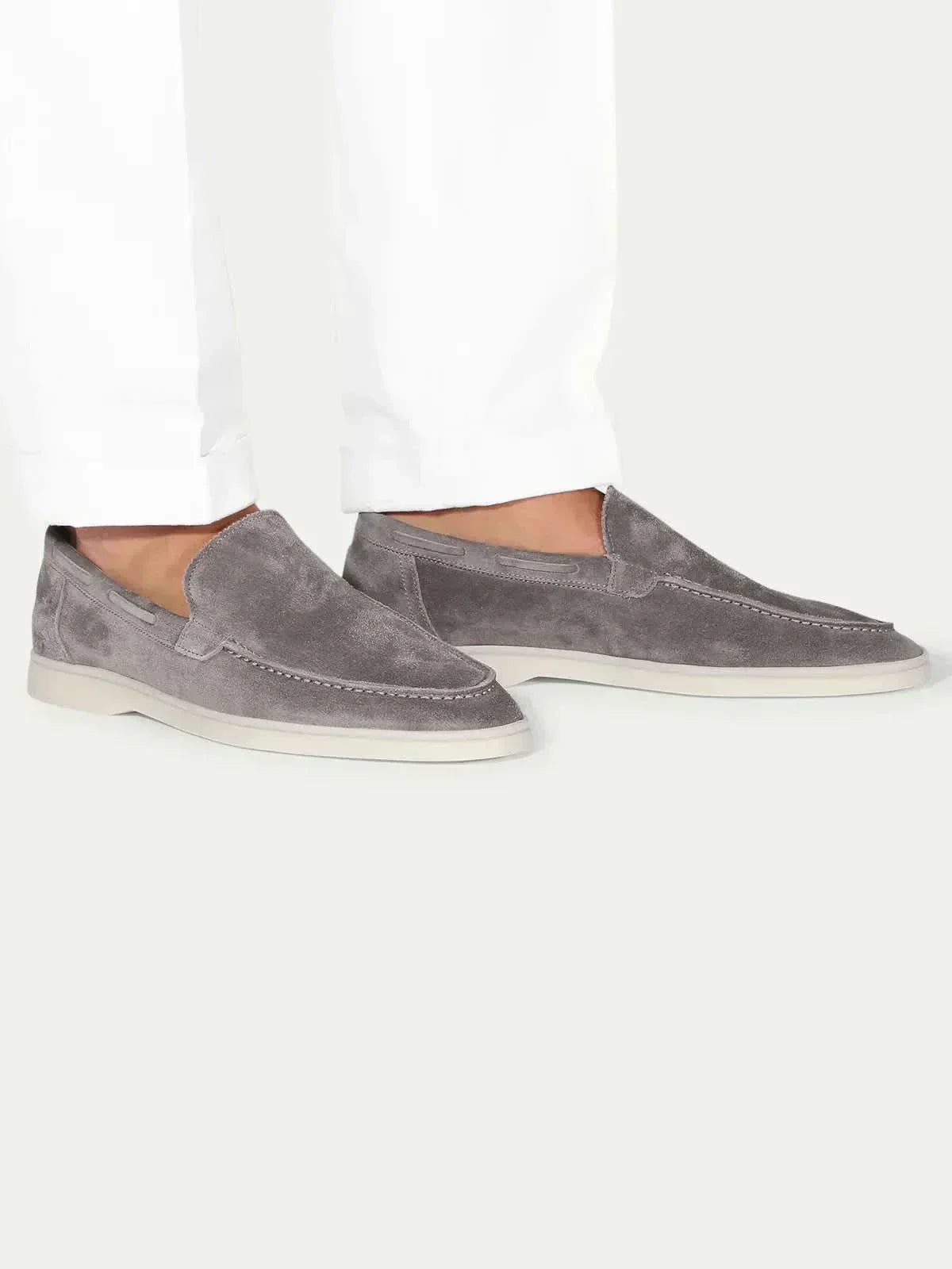 Classic Suède Loafer Grey